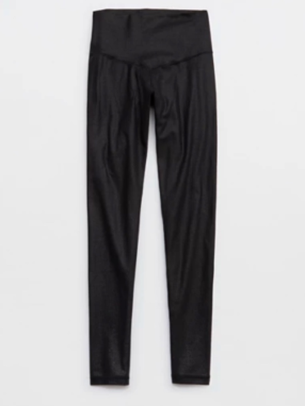 OFFLINE By Aerie Real Me XTRA Rib Foil Legging Black